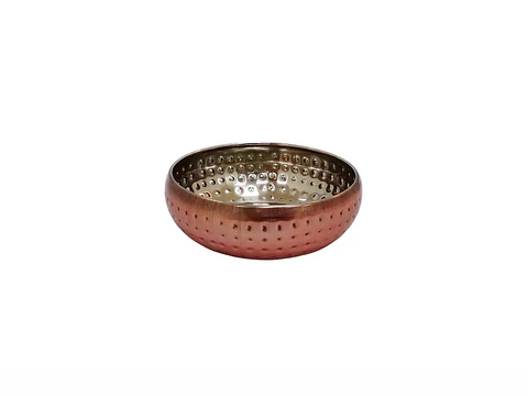 Bowl De Acero Con Lacado De Cobre De 14 Cms