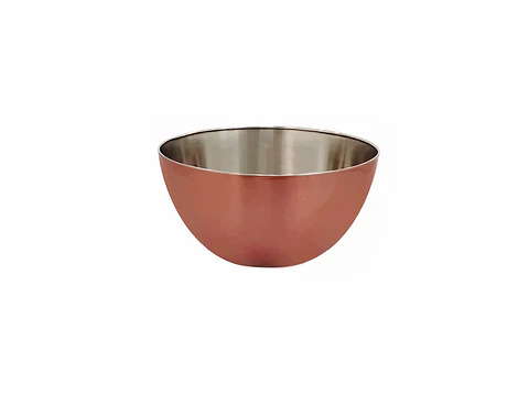 Bowl De Acero Con Lacado De Cobre De 19 Cms