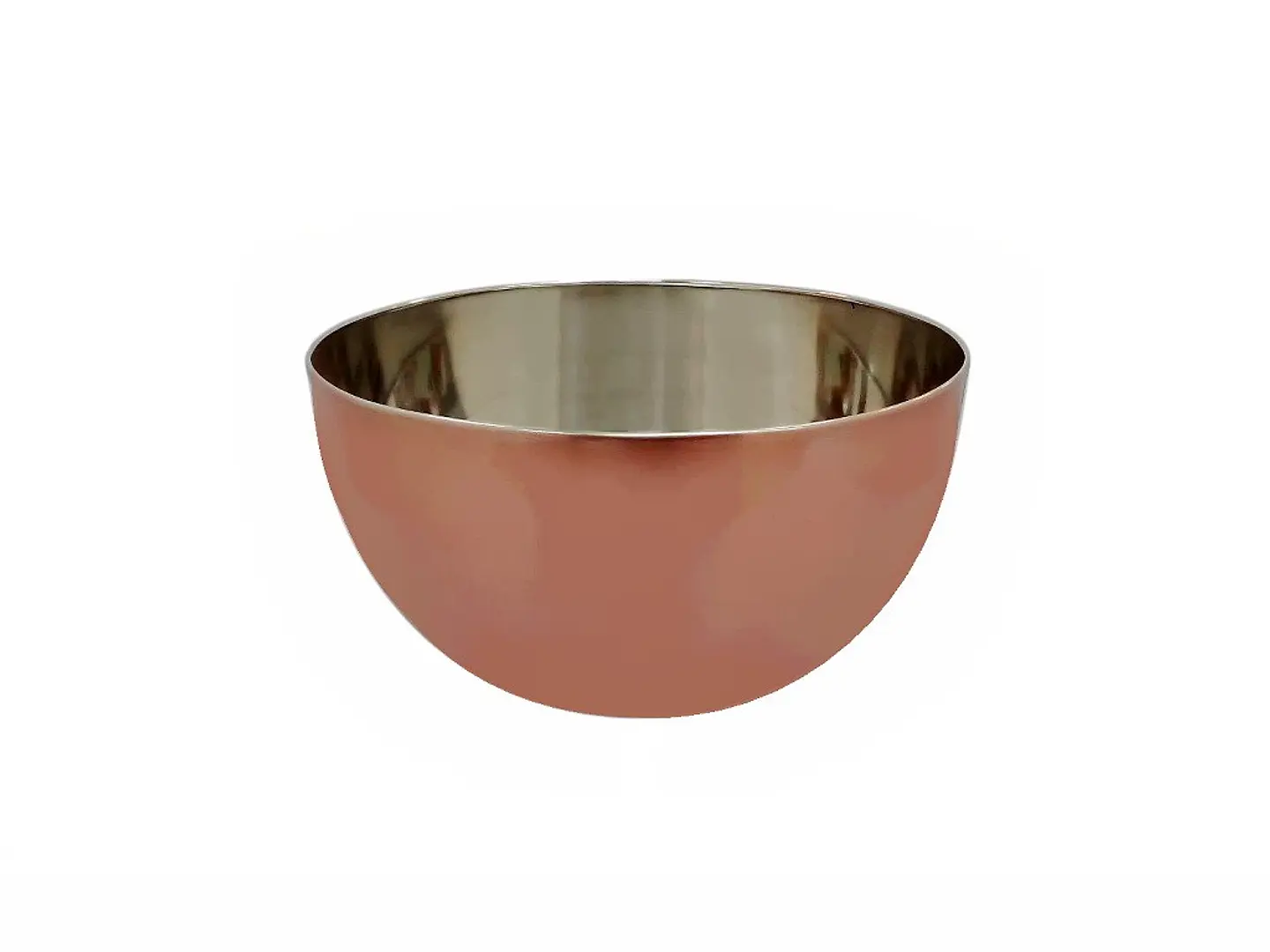 Bowl De Acero Con Lacado De Cobre De 25 Cms 1