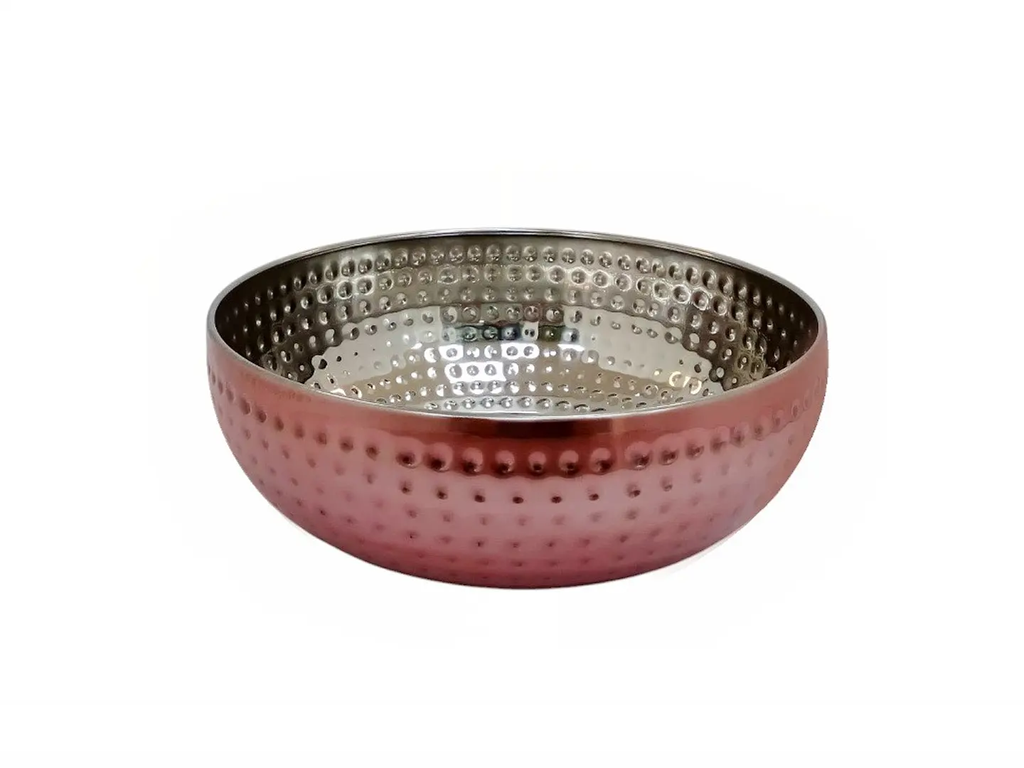 Bowl De Acero Con Lacado De Cobre De 24 Cms 1