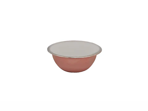 Bowl De Acero De 16 Cms Con Lacado De Cobre