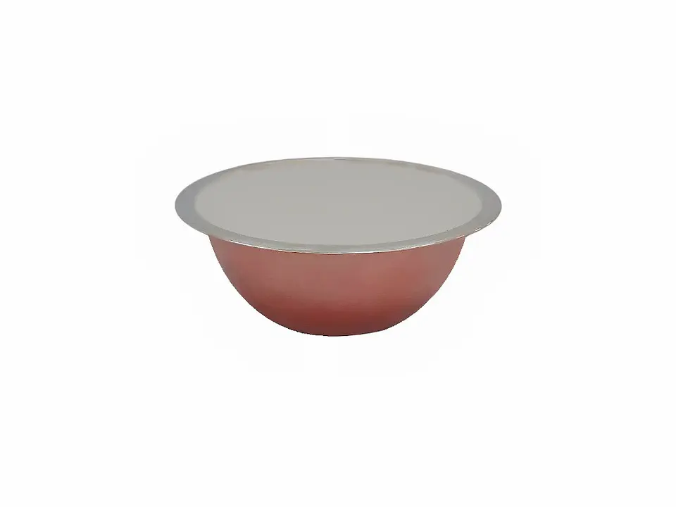 Bowl De Acero De 20 Cms Con Lacado De Cobre 1
