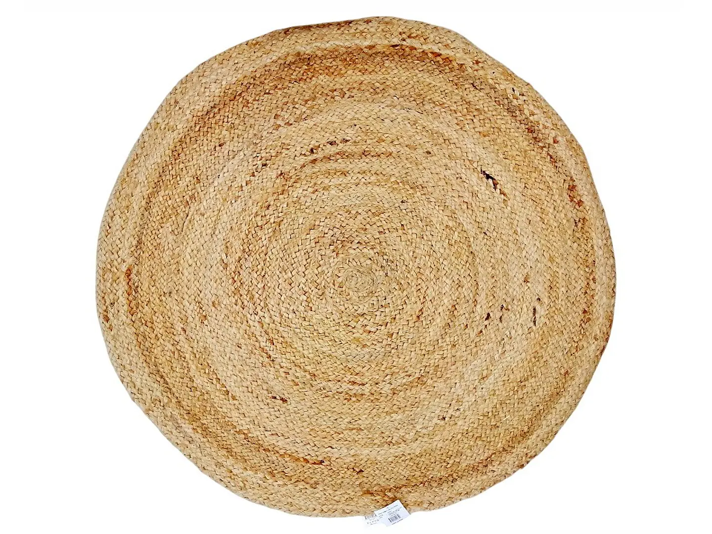 Bajada De Cama De Jute Redondo De 90cms 1
