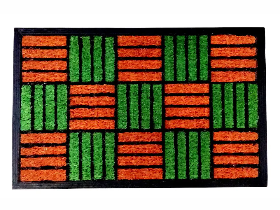 Piso De Mimbre Con Goma De 40x60 Cms 1