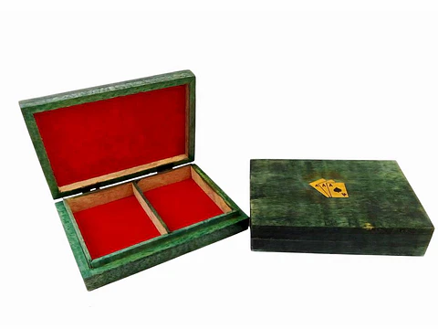 Caja De Madera Para Naipe