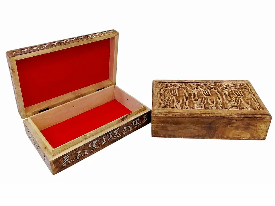 Caja De Madera Recangular 1