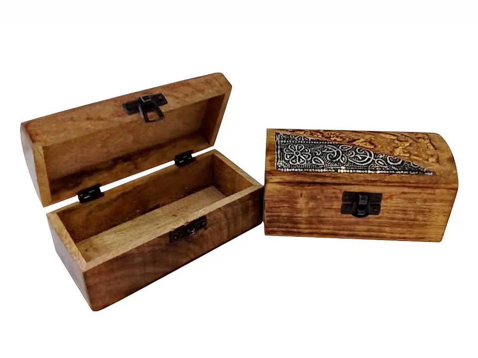 Caja De Madera Rectangular 1