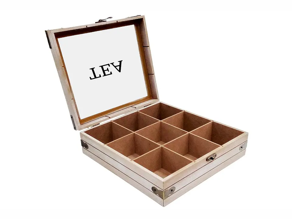 Caja De Te De Madera 1