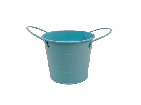 Balde De Metal En Colores