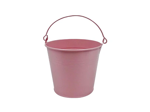 Balde De Metal En Colores