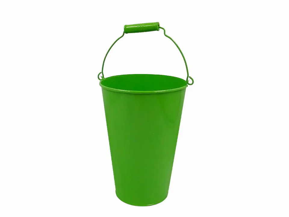 Balde De Metal En Colores 1