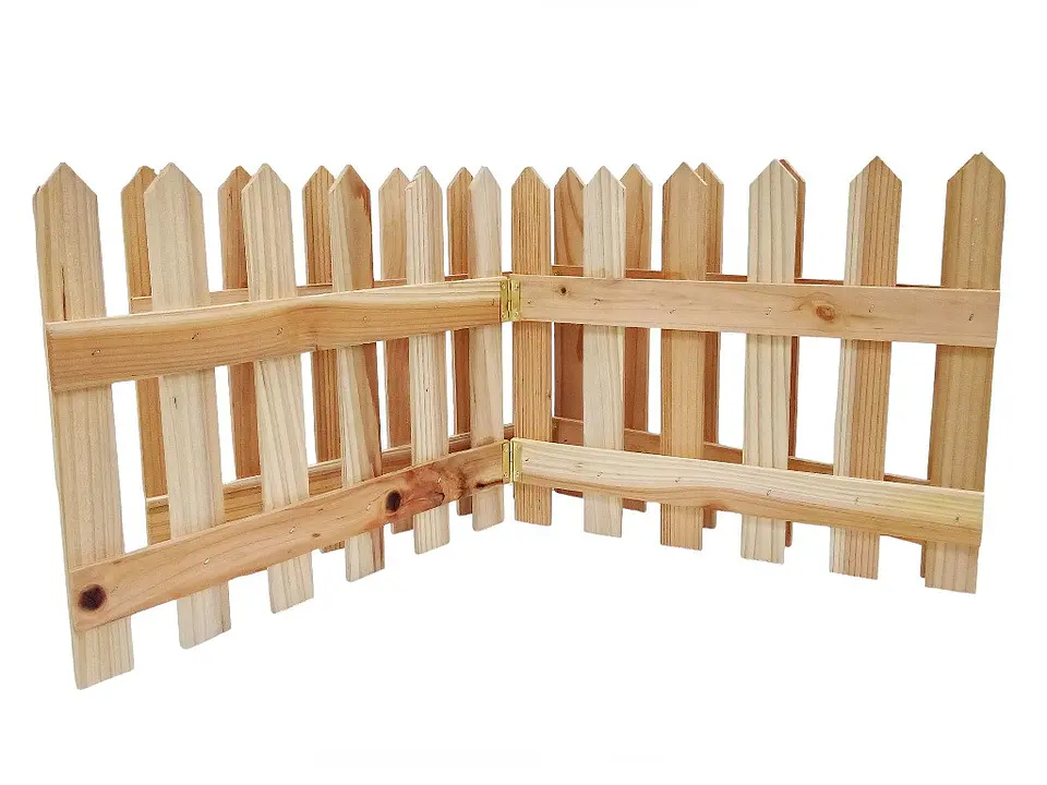 Cerco De Madera Para Plantas 1
