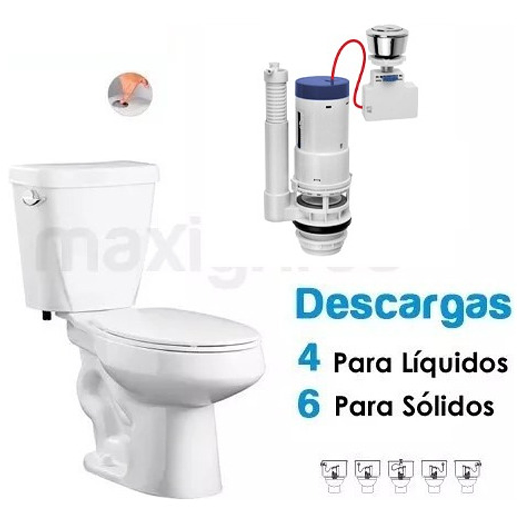 Válvula Ahorradora Para Sanitario De Dos Piezas 2