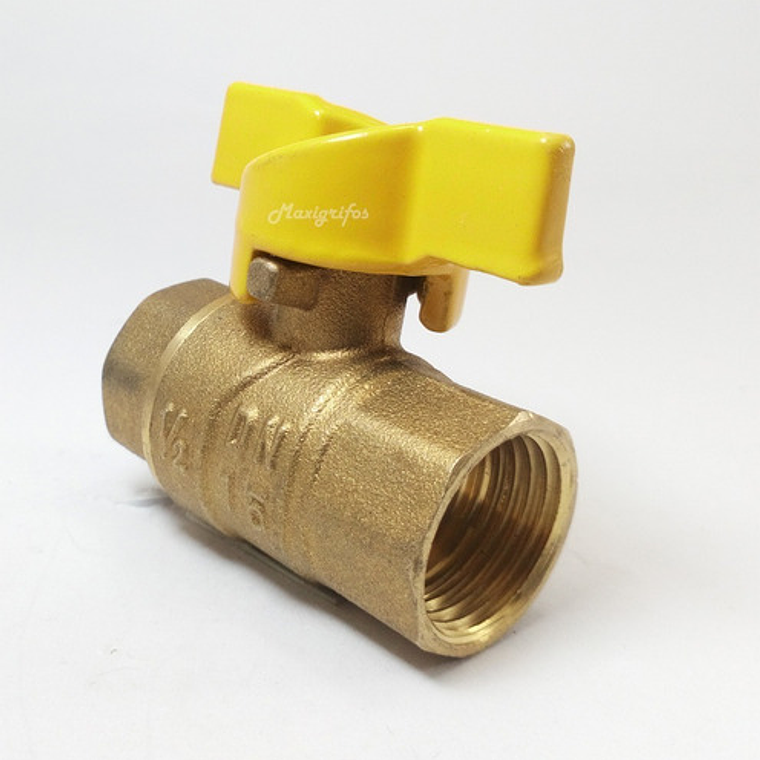 Válvula De Bola 1/2 Pulgada Gas Alto Tráfico 4