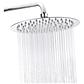 Regadera Para Ducha Metálica 20 X 20 Redonda Incluye Tubo - Miniatura 6