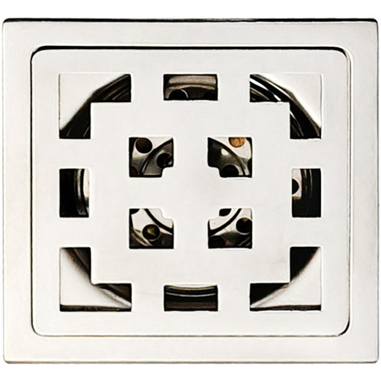 Rejilla Piso En Acero 10x10 Antiolor Y Anticucarachas  3