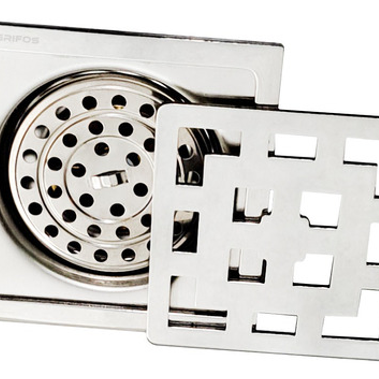 Rejilla Piso En Acero 10x10 Antiolor Y Anticucarachas  5