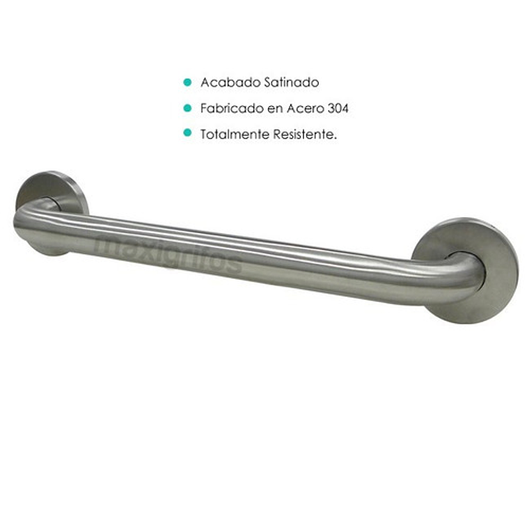 Barra De Seguridad Para Baño De 50 Cm Acero Inoxidable 2