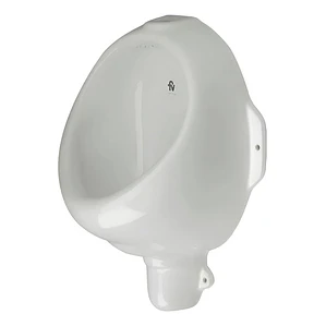 Orinal Blanco En Cerámica Moderno Sifón Oculto