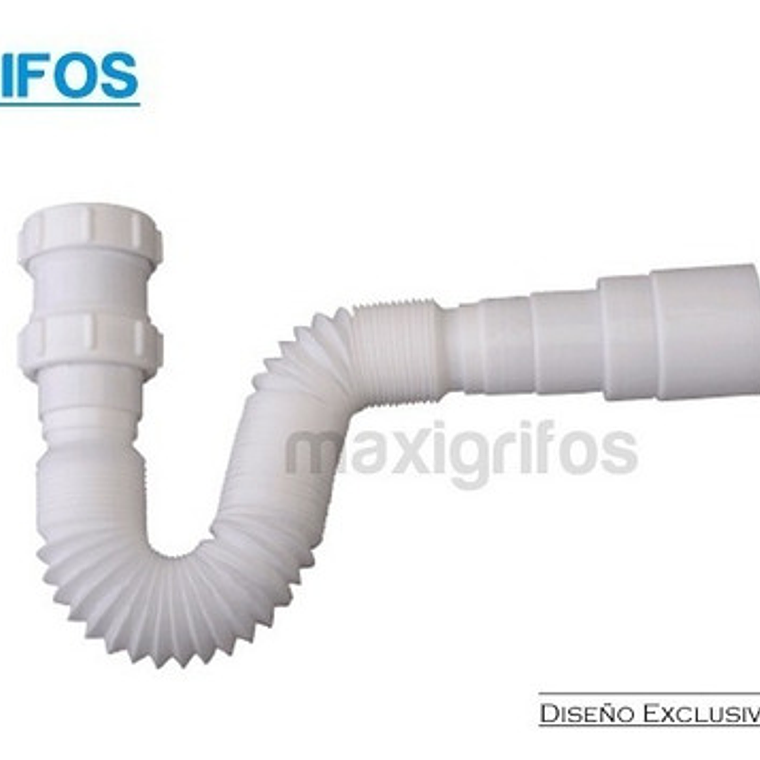 Sifón Flexible Para Lavaplatos O Lavamanos 4