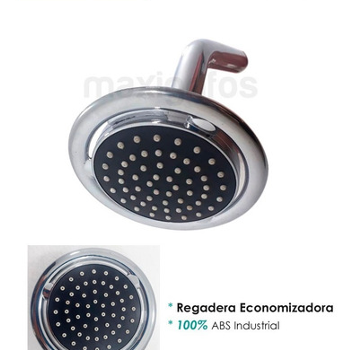 Regadera Ducha Plástica Abs Industrial De Lujo Incluye Tubo 5