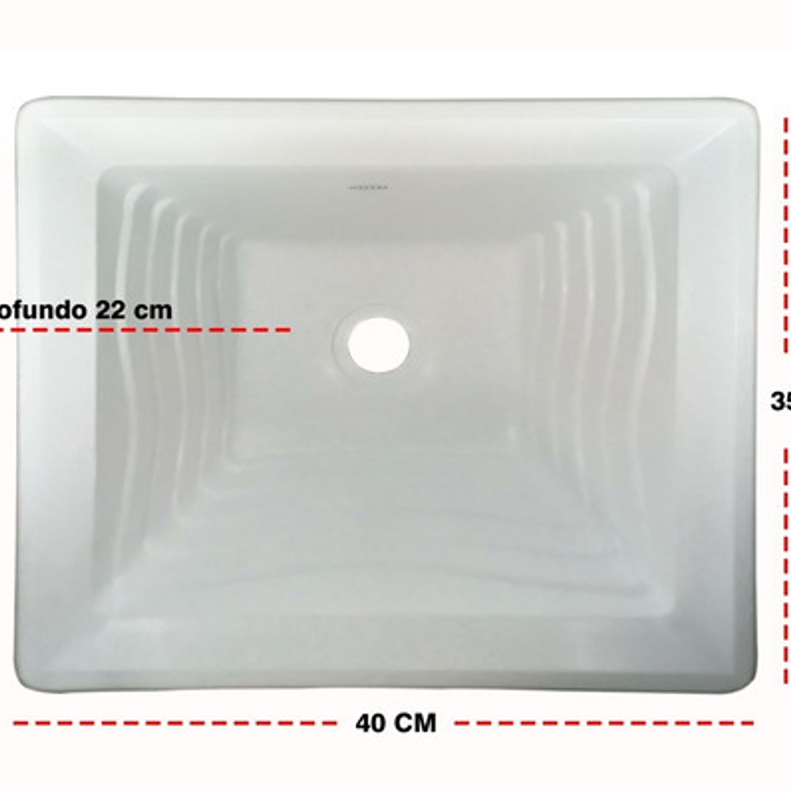Lavatrapero 35 X 40, Incluye Válvula De Pozuelo 3