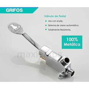 Kit Válvula O Llave Pedal Lavamanos35*38/desagüe/acoples/cue