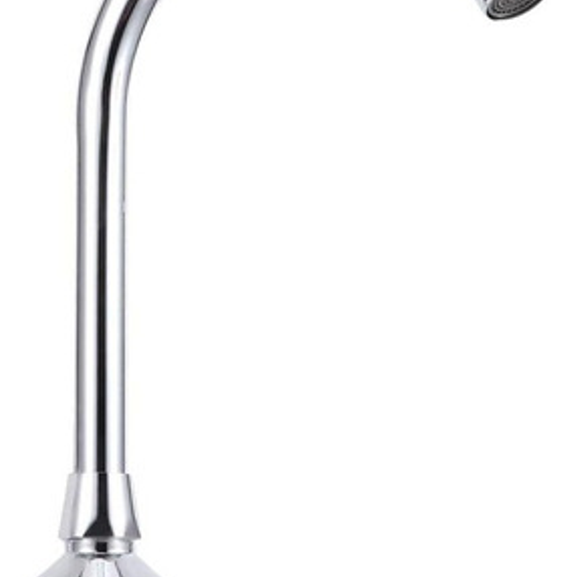 Kit Válvula Llave Pedal Metálica Con Cuello Y Acoples 100cm 7