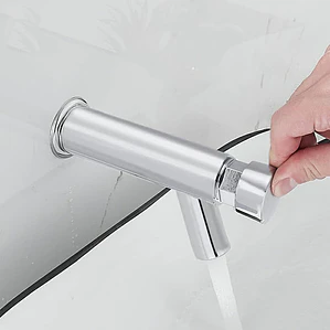 Llave Lavamanos De Push De Pared Cierre Automático