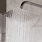 Regadera Para Ducha Metálica 20 X 20 Cuadrada Incluye Tubo - Miniatura 4