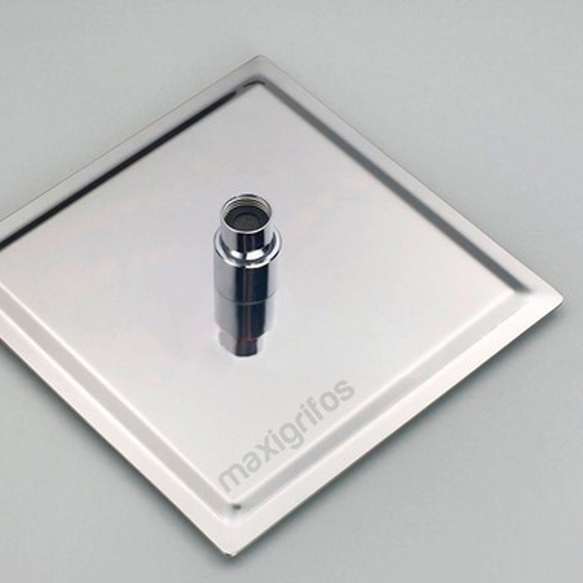 Regadera Para Ducha Metálica 20 X 20 Cuadrada Incluye Tubo 6