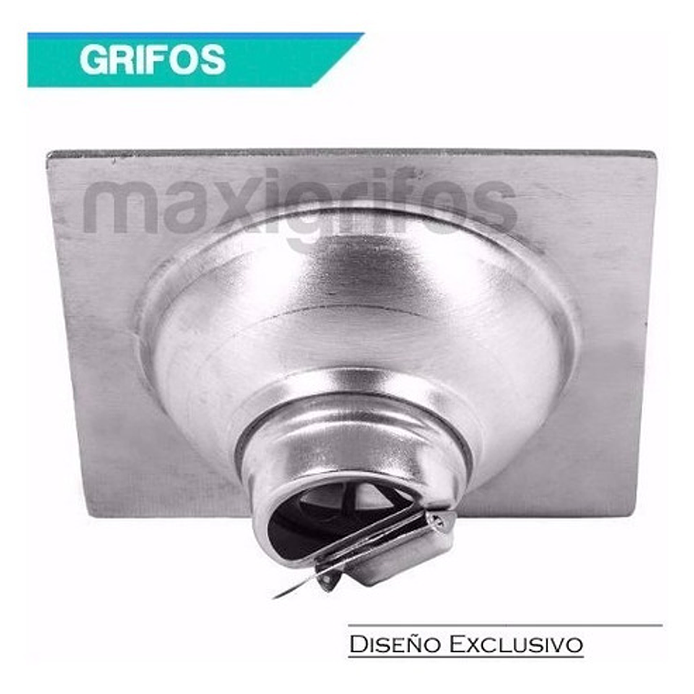 Rejilla Piso En Acero 10x10 Antiolor Y Anticucarachas Ranura 7