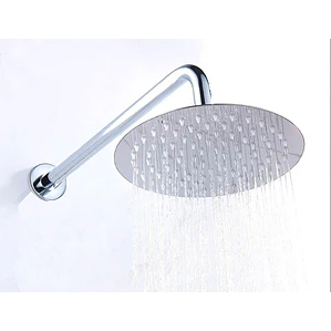 Regadera Ducha Metálica 25 X 25 Redonda Incluye Tubo