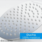 Regadera Ducha Metálica 25 X 25 Redonda Incluye Tubo - Miniatura 6