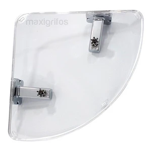 Repisa Esquinera Acrílica Resistente Moderna 34cm X 25cm