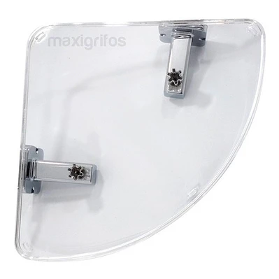 Repisa Esquinera Acrílica Resistente Moderna 34cm X 25cm