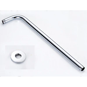 Tubo Extensión Ducha Cromado Curvo Longitud 36 Cm