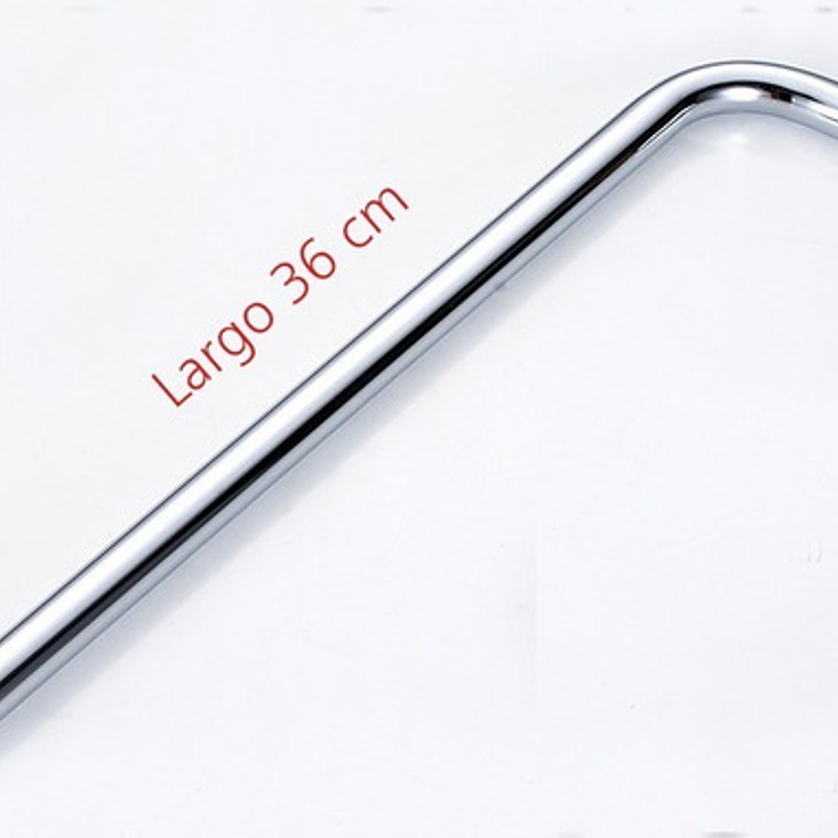 Tubo Extensión Ducha Cromado Curvo Longitud 36 Cm 3