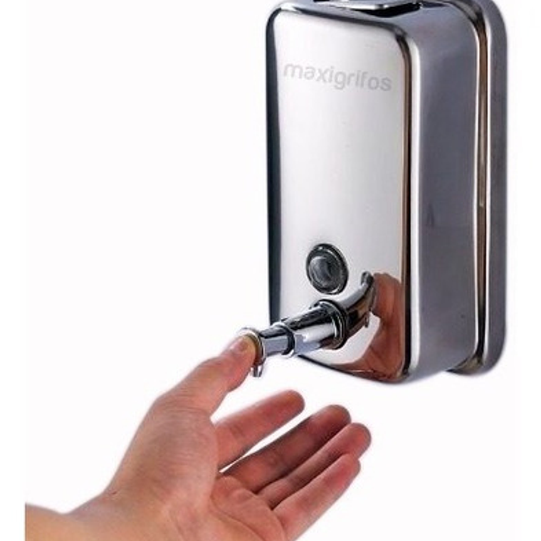 Dispensador De Jabón Líquido Acero Inox. 1000 Ml 6