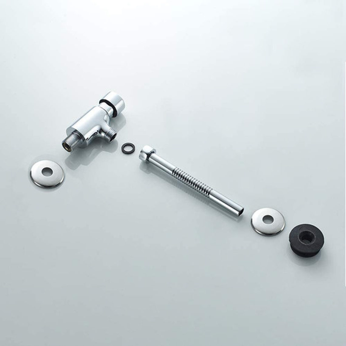 Griferia O Llave Para Orinal Tipo Push Metálica 3