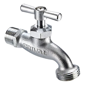 Llave Terminal Lavadero O Jardín Satinada