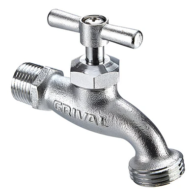 Llave Terminal Lavadero O Jardín Satinada