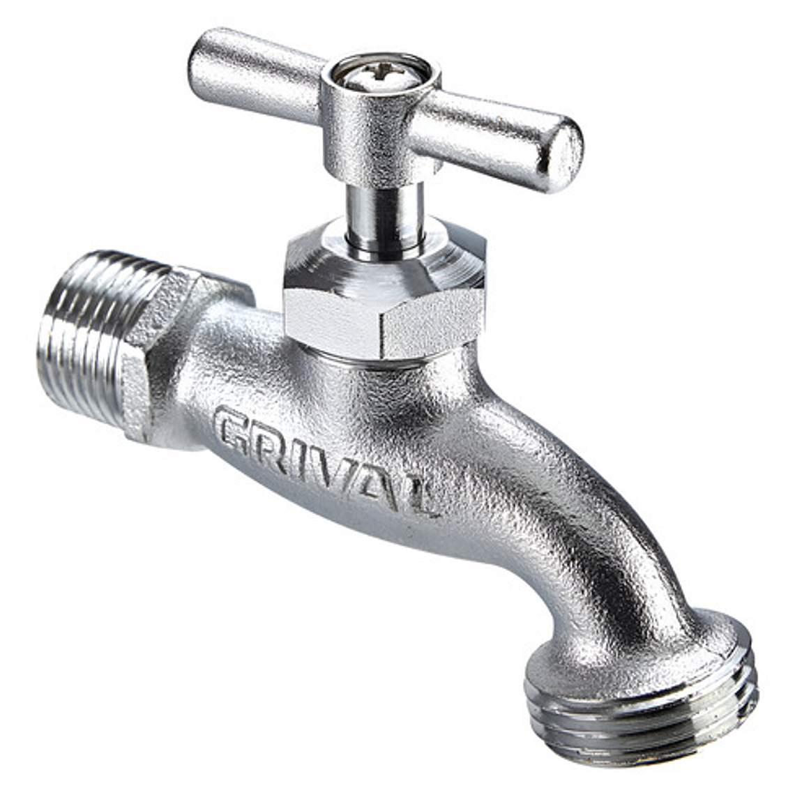 Llave Terminal Lavadero O Jardín Satinada 1