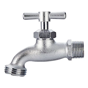Llave Terminal Lavadero O Jardín Satinada