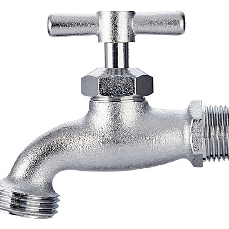 Llave Terminal Lavadero O Jardín Satinada 2