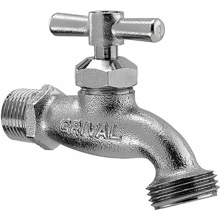 Llave Terminal Lavadero O Jardín Satinada 5