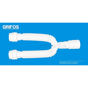 Sifón Flexible Doble Para Lavaplatos O Lavamanos O Lavadero