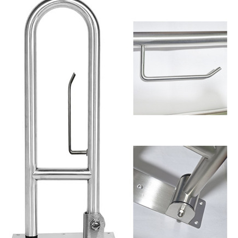 Barra De Seguridad Abatible En Acero 304  Inoxidable 3