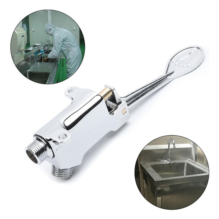 Válvula O Llave Pedal Metálica Industrial 5