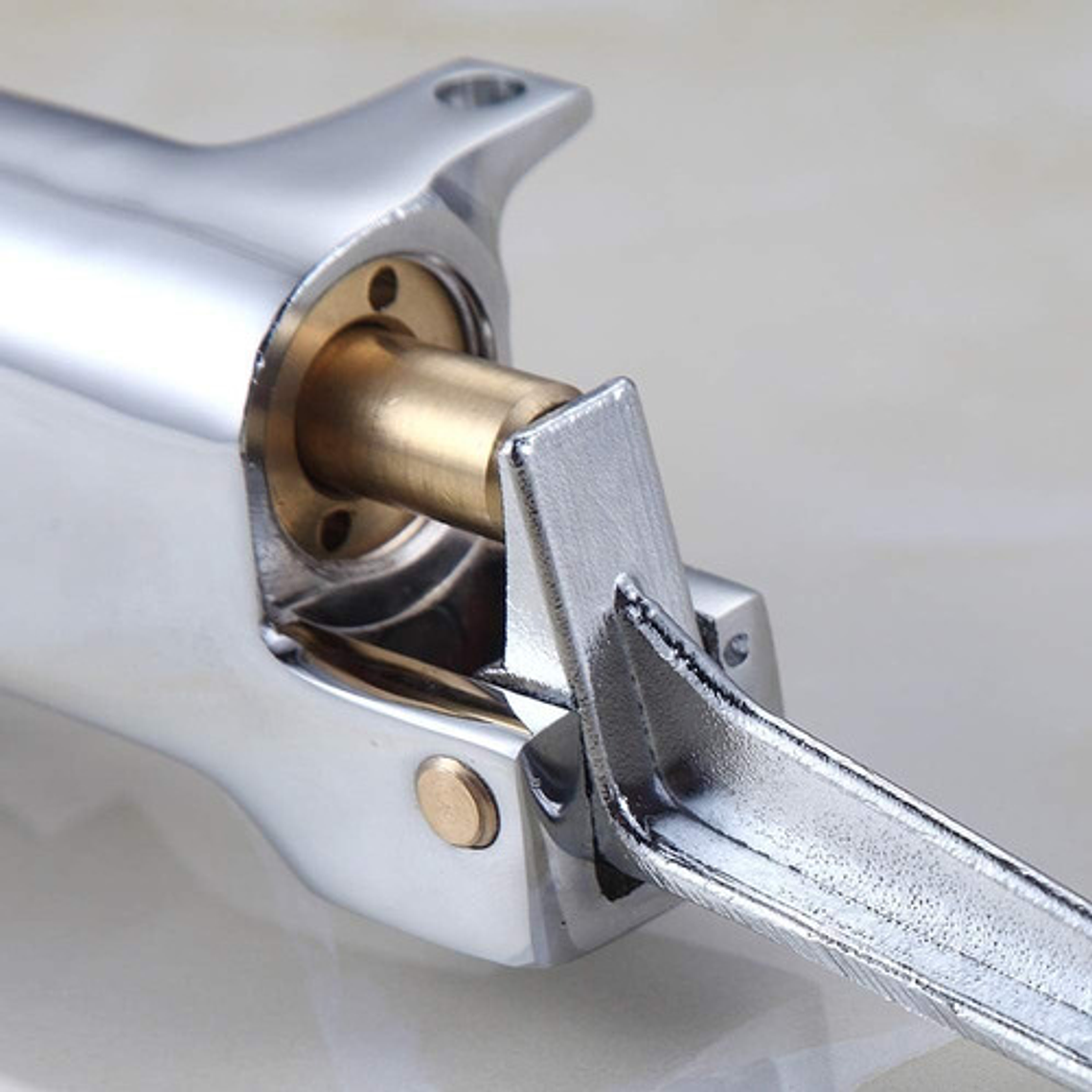 Válvula O Llave Pedal Metálica Industrial 7